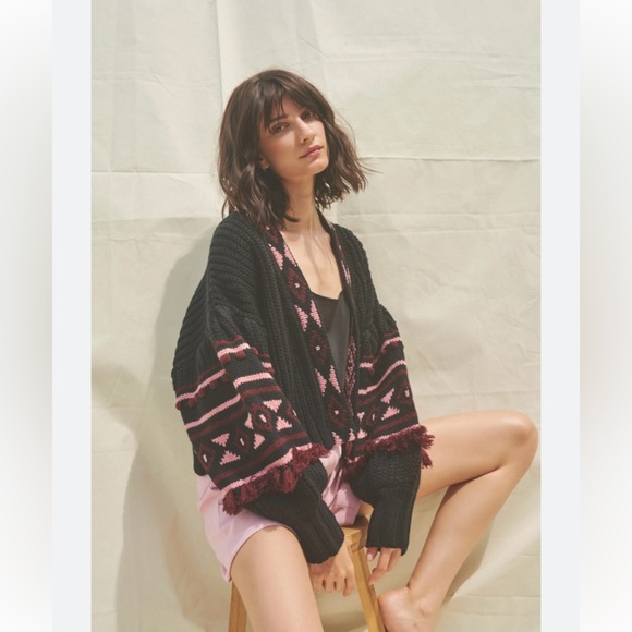 SACHIN & BABI Landon Knit Boho Cardigan - Picture 5 of 10